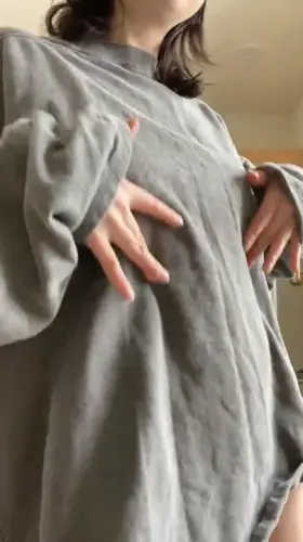 Baggy sweaters hide special surprises