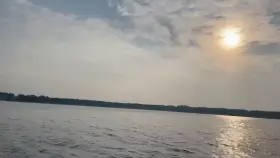 Guy openly jerking his donkey dick while he drives a boat 🚤