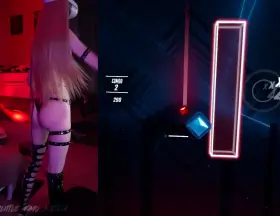 D-Os from One Punch Man playing beat saber!