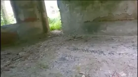 Bombshell brunette fucked in a abandoned hospital