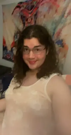 Now that my breasts are getting too big to hide, maybe it’s time to fully come out 😳