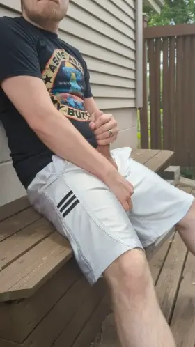 A gorgeous day for jacking it... and for neighbors to be walking their dogs apparently lol