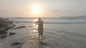 Putting on a little show for the fishermen on the rocks 😉xx 57yo (f) (OC) 🇦🇺