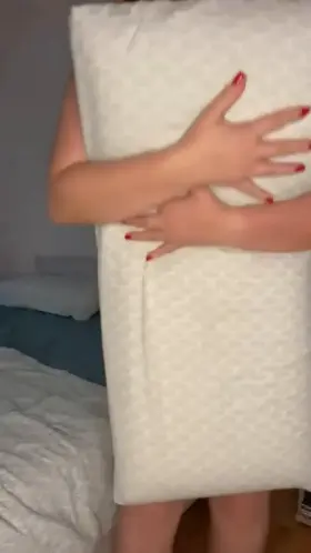 I might have gained a little weight lately but I think my big breasts make up for it