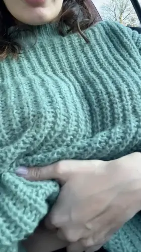 Just a regular day flashing my boobs in the parking lot.. [F]