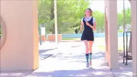 Charlotte Carmen - cutie in pigtails - 2