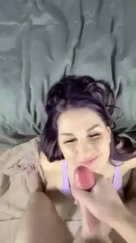 Painted. His art on my face 😂