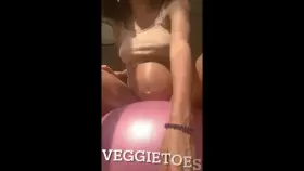 My midwife told me to bounce on my pregnancy ball more. Can I bounce on you next ?