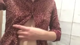 Just me playing with my soft pale tits at work again