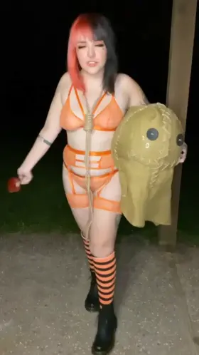 Do you like my Sam outfit from trick r treat?