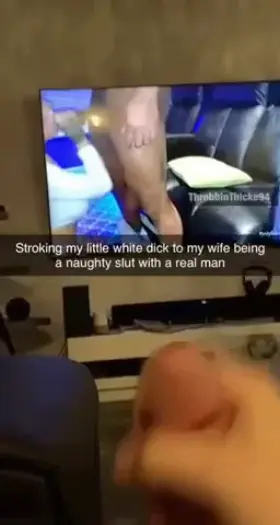 My wife prefers him , hence me jerking at home alone