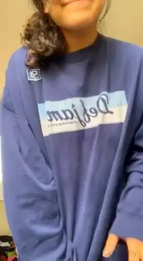 I usually hide my curves under my baggy clothes