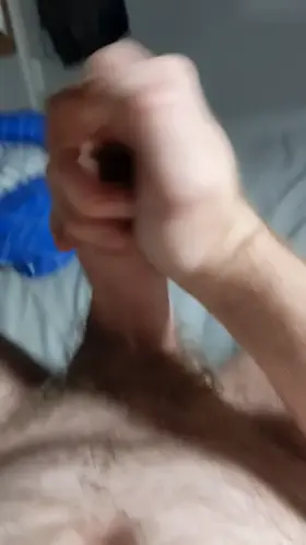 Shooting my thick creamy cum for a friend