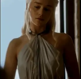 Emilia Clarke horny expression before getting fucked.