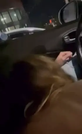 Couldn’t even make it out of the parking lot the other night because the GF was so hungry for cock