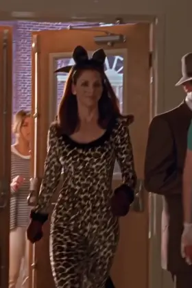 Charisma Carpenter - leopard cat suit in Buffy The Vampire Slayer