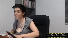 Jacking off on the secretary