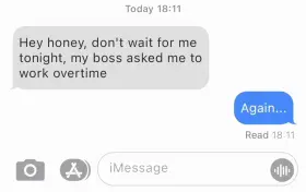 Your wife work more and more overtime since she became your bully's personal assistant