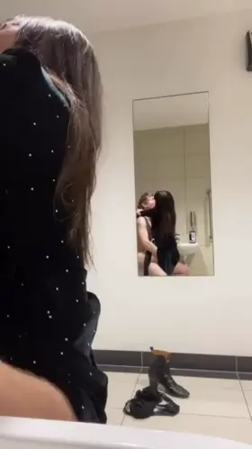 Fucking him in the party’s bathroom