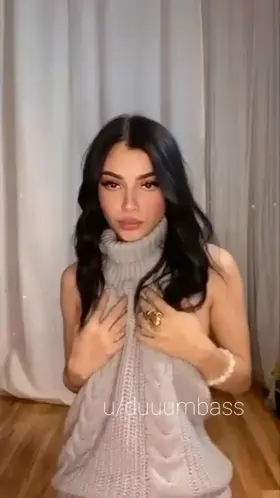 Just showing you what's under my sweater 😊