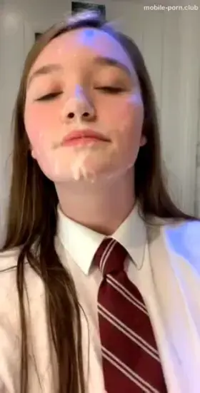 She's happy with her facial