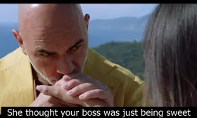 Your boss invited your wife out for lunch.