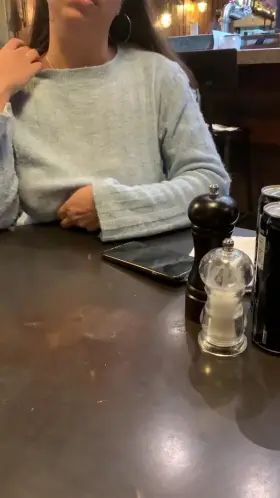 You can see how shy I was while flashing my nipple on my favorite restaurant ahah [f]