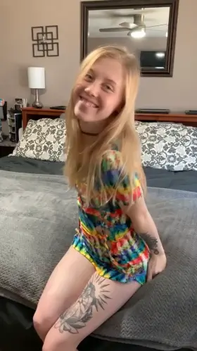 I was being bad I had to spank myself