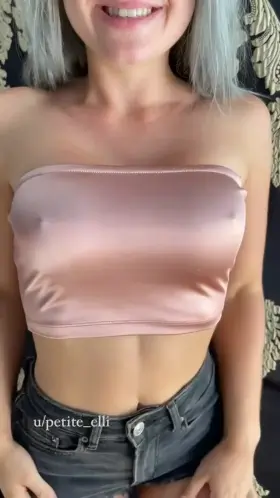 As soon as you play with my titties, I'm yours.