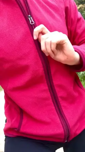 Teen flashing as slow as possible outdoor