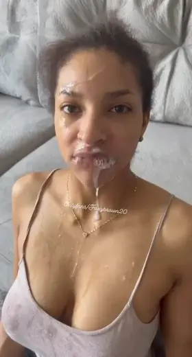 cumslut enjoying her reward