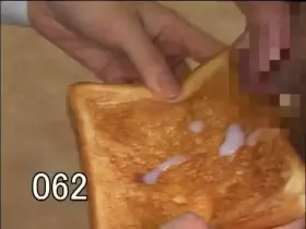Cream on her toast