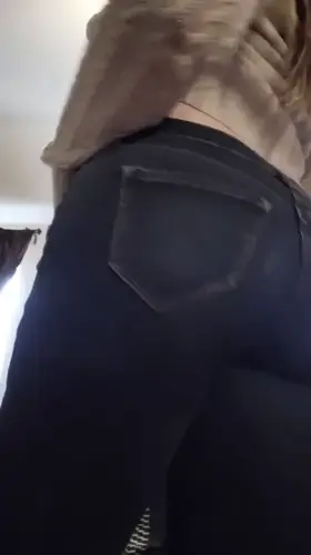 Do you prefer my jeans on or off?