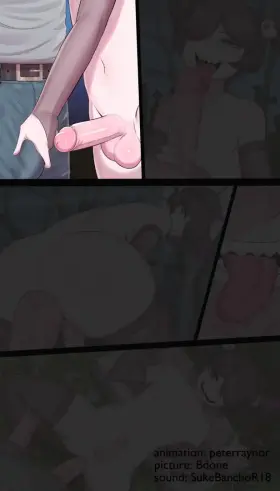 Fucked in the graveyard - art by bdone and animation by peterraynor