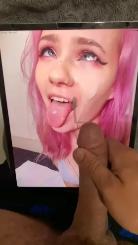 She REALLY wanted that second load on her face