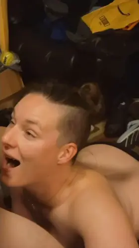 Slow motion cum shot from the cute gas station clerk I found. Spoiler alert: he's a big shooter!