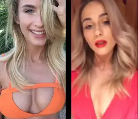 Vacation pictures and Fitting room video collage