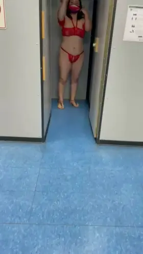 Caught flashing at the adult store