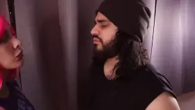 Slaves Face Covered in Spit