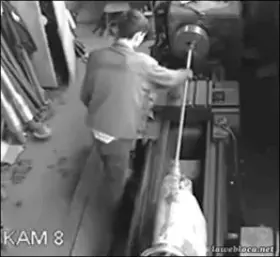 We've all seen this before. But this time the guy walked off unscathed.