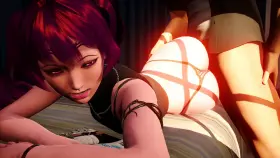 Grabbing Rae by her butt and sensually plowing her (OC)