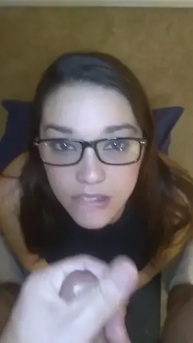 I couldn't believe he covered me that much and still hit the back of my throat!