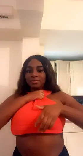 Titty drop…..ps the television was distracting me