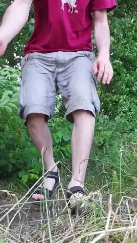 Can never resist dropping my pants on a hike