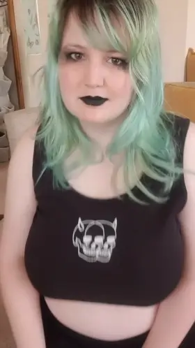 Hope you like goth big titty drops... OC