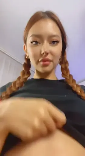 Catch my Asian boobs!