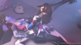 Widowmaker x D.va (DaintyDjinn)