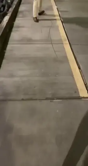 Tipsy and horny after the club so I decided to show the people passing by my tits