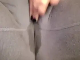 making the wet spot in my leggings even bigger