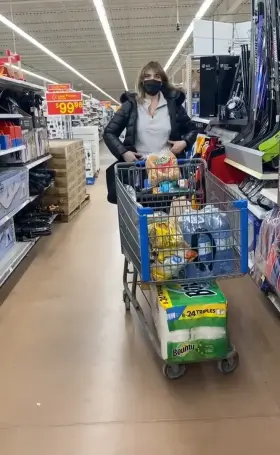 Walmart seemed like a good place to try out public flashing for the first time! How’d I do?